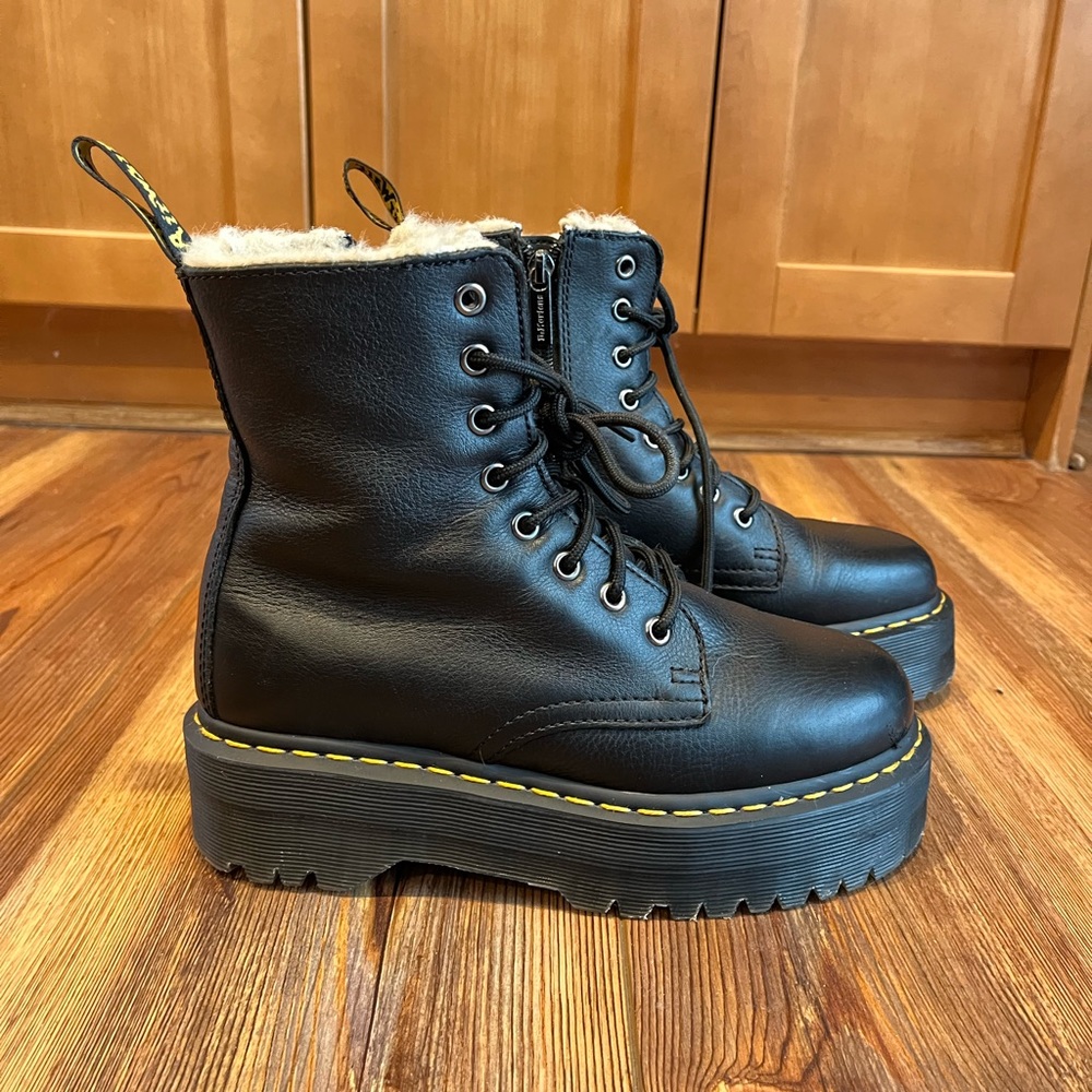 Dr. Martens Black Lace Up Boots